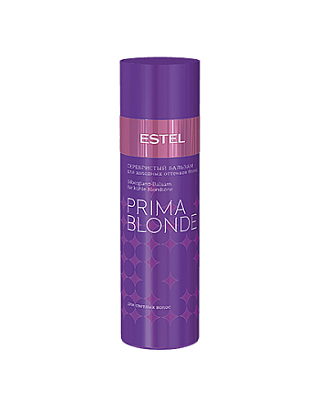 Estel Professional Prima Blonde - Серебристый бальзам для холодных оттенков блонд 200 мл - hairs-russia.ru